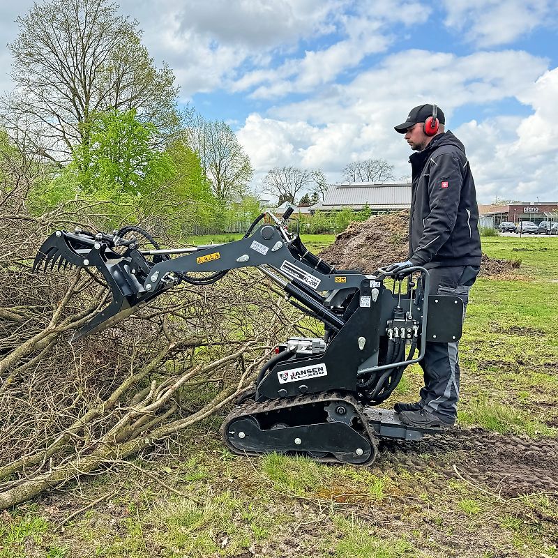 Jansen Greifschaufel für Kompaktlader Jansen KL-200, Skid Steer, Silageschaufel