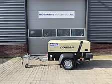 Doosan TE HUUR mobiele compressor 2.5 kuub