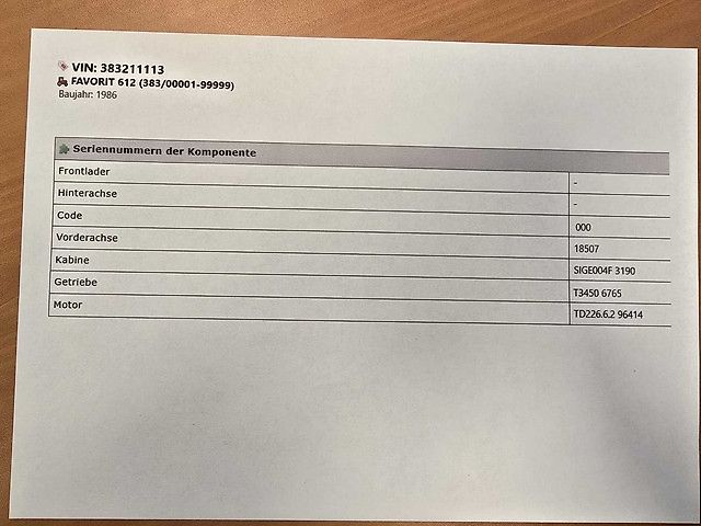 Fendt 612 LSA Turbomatik