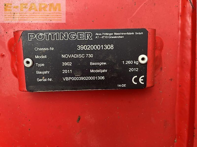 Pöttinger nova disc 730