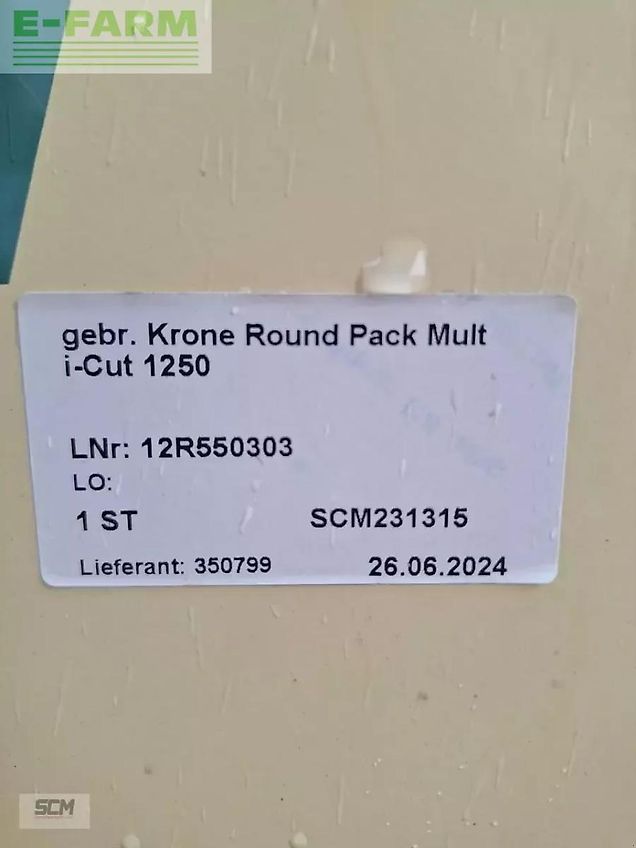 Krone round pack 1250