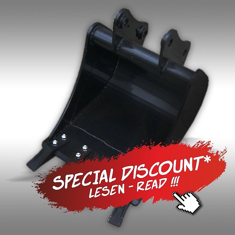 Jansen Schaufel 400 mm für Heckbagger Jansen BHM / BHSM, Anbaubagger