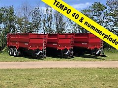 Baastrup 18t CTS - 26,5" hjul tempo 40 & nummerplade //  hydr bremse