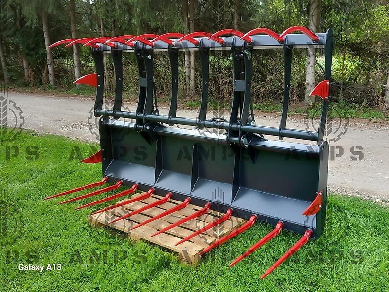 AMPS Krokodyl Ząb Kuty II-Siłownikowy/ WSZYSTKIE MOCOWANIA! Atlas, Manitou