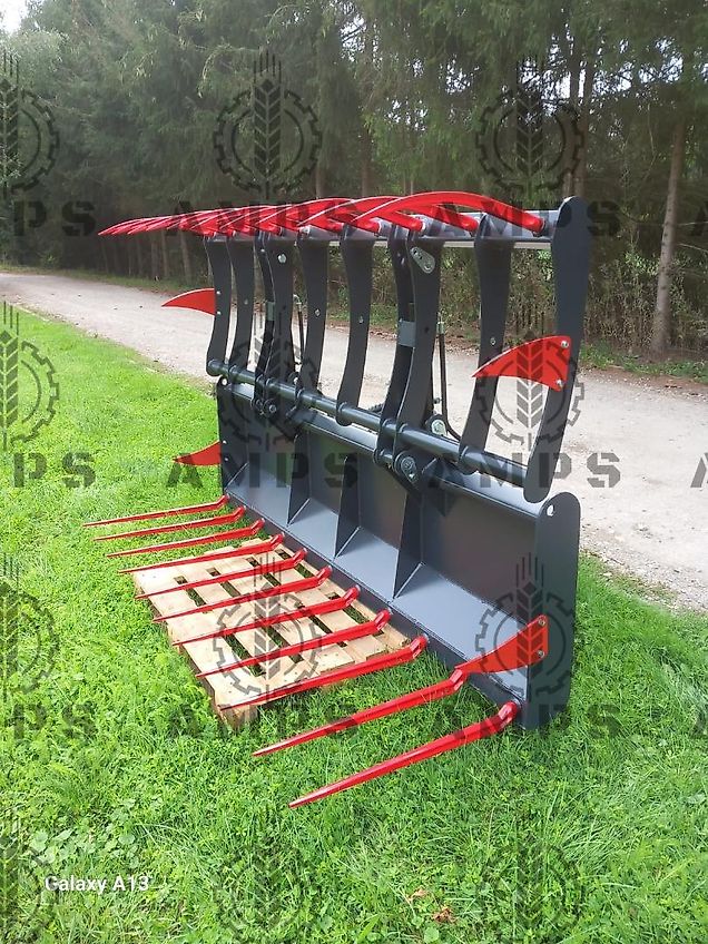 AMPS Krokodyl Ząb Kuty II-Siłownikowy/ WSZYSTKIE MOCOWANIA! Atlas, Manitou