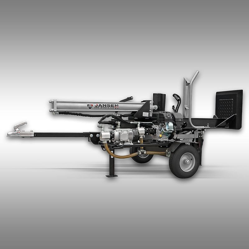 Jansen Holzspalter Jansen HS-20H110K-V2, KOMBI, Benzin+Elektro, 20 t, stehend