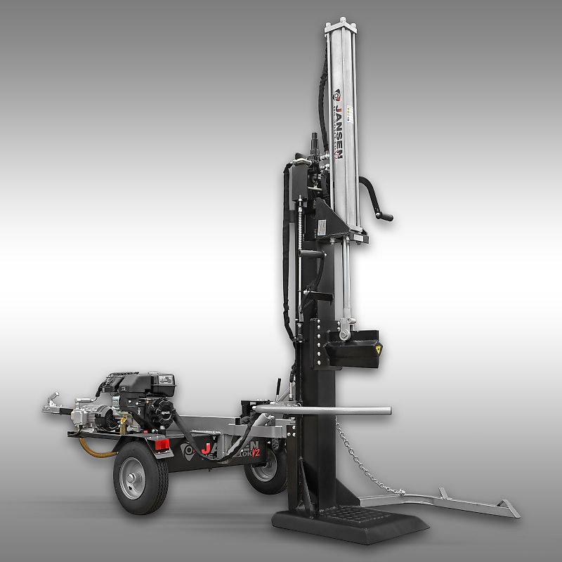 Jansen Holzspalter Jansen HS-20H110K-V2, KOMBI, Benzin+Elektro, 20 t, stehend