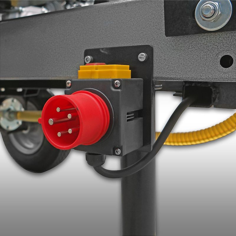 Jansen Holzspalter Jansen HS-20H110K-V2, KOMBI, Benzin+Elektro, 20 t, stehend