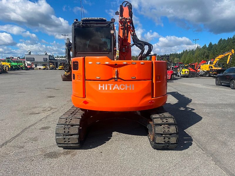 Hitachi ZX 85 US / Engcon, Pihdit, Rasvari, Kauha