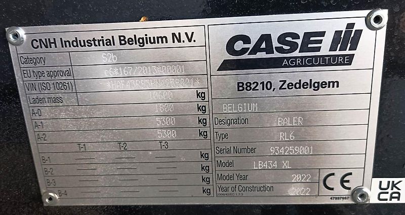 Case IH LB 434 Rotor Cutter XL