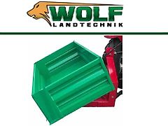 Wolf-Landtechnik GmbH hydr. Heckcontainer Prem. mit Profilbordwand HCPHP 1,20m