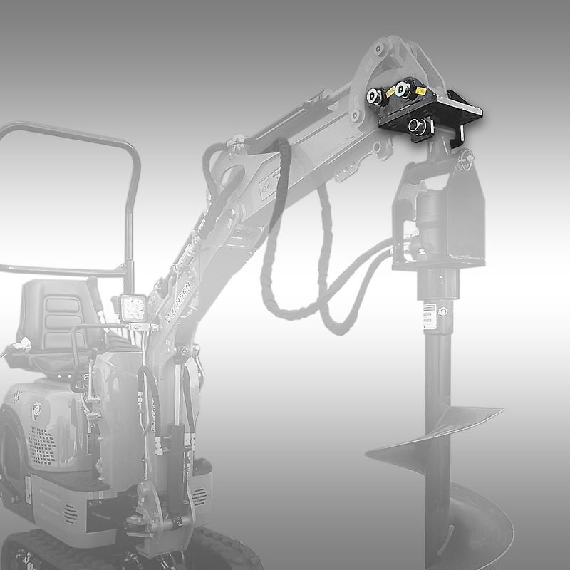 Jansen Adapter hydr. Bohrgerät Jansen HBG-1500 für Jansen MB-800