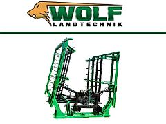 Wolf-Landtechnik GmbH Wiesenstriegel WSV6H | 6m | verzinkt | Heavy Duty | 4 Reihen