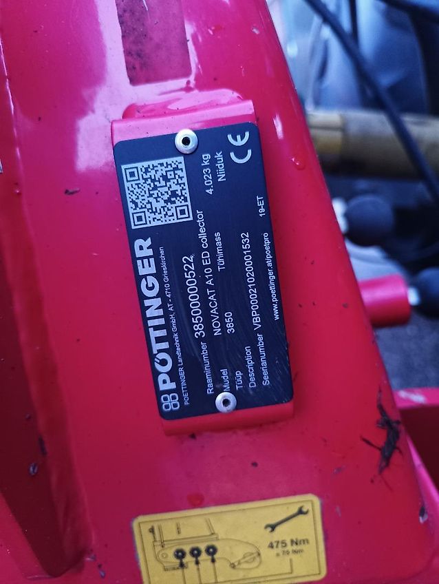 Pöttinger Novacat a10 collector