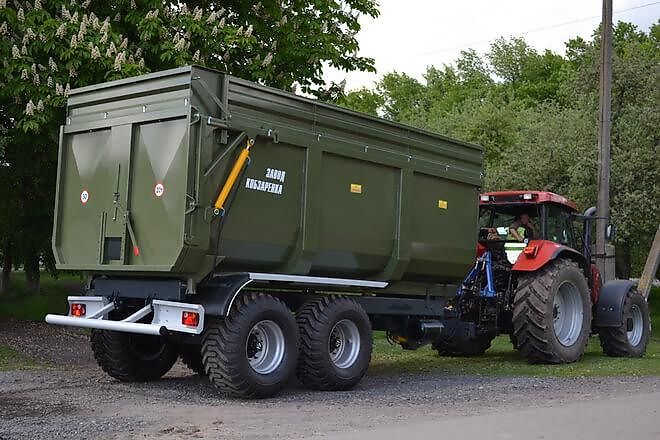 Kobzarenko Muldenkipper Typ TSP-26 *NEU* (22,3 m³) mit Aufsatzbordwände (31 m³)