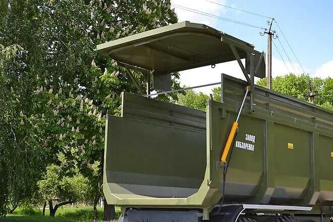 Kobzarenko Muldenkipper Typ TSP-26 *NEU* (22,3 m³) mit Aufsatzbordwände (31 m³)