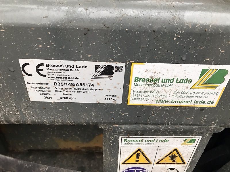 Bressel und Lade Grüngutgabel