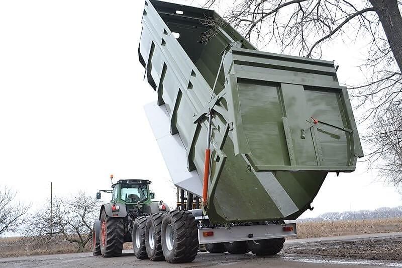 Kobzarenko Muldenkipper TSP-39 *Neu* mit Lenkachsen, 25,5 m³, 35,5 m³ mit Aufsatzbordwände