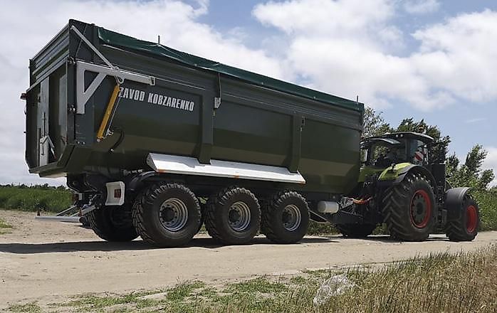 Kobzarenko Muldenkipper TSP-39 *Neu* mit Lenkachsen, 25,5 m³, 35,5 m³ mit Aufsatzbordwände